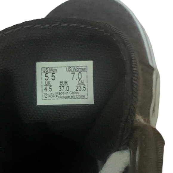 VANS Sk8-Hi Jersey Fabric Shoes Gray White Size Men 5.5 Women 7 - Picture 7 of 11